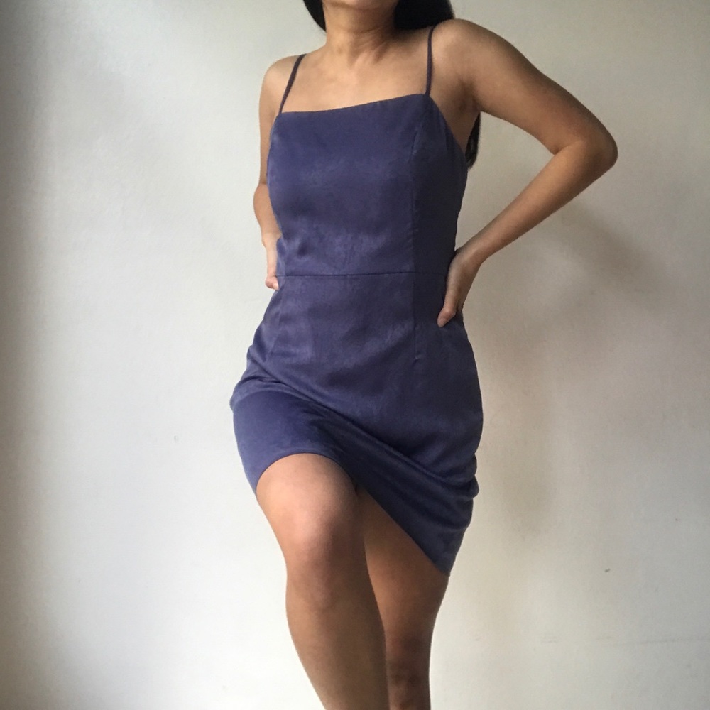 No Rest For Bridget blue mini dress